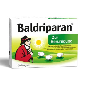 BALDRIPARAN zur Beruhigung &uuml;berzogene Tabletten