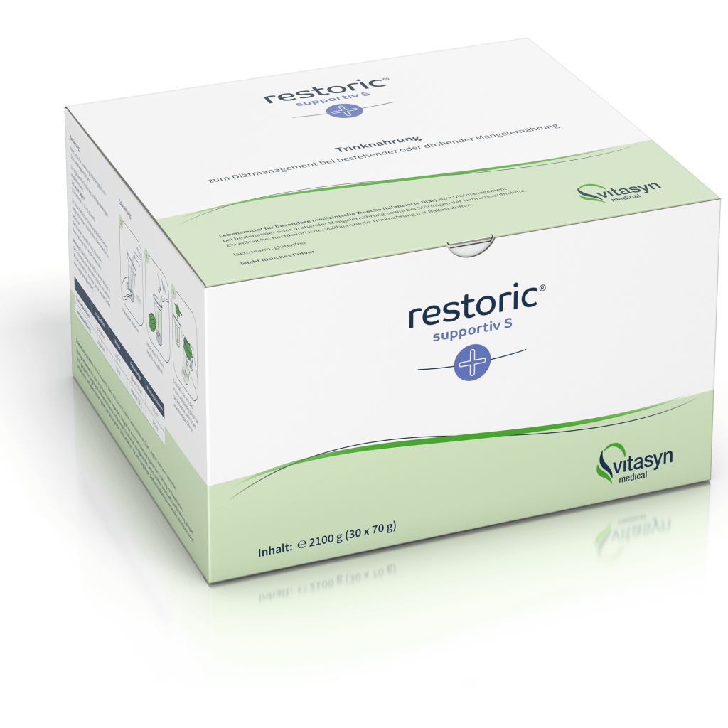 RESTORIC supportiv S Erdbeere Pulver