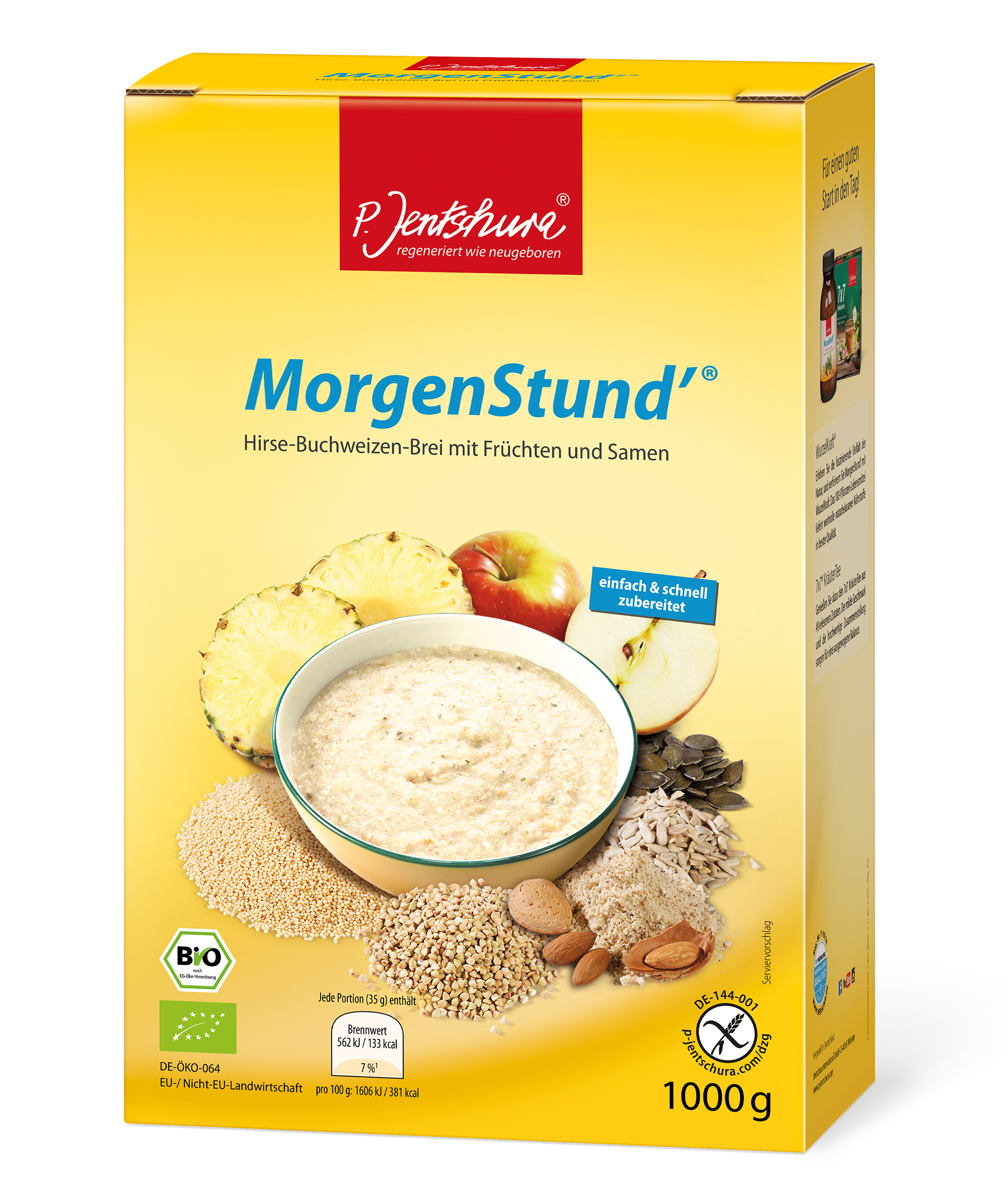 JENTSCHURA Morgenstund Hirse-Buchweizen-Brei